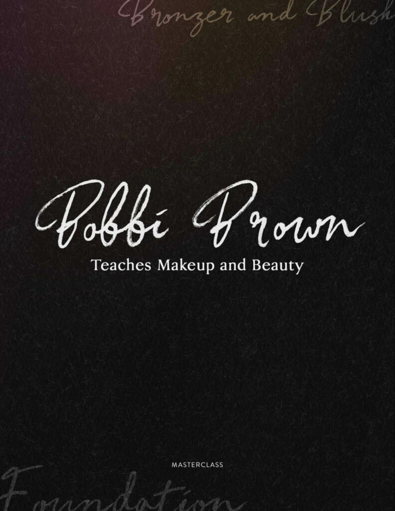 bobbi brown masterclass workbook example