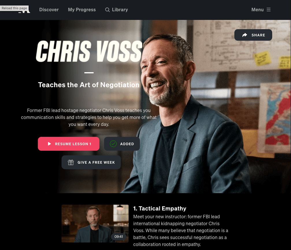 chris voss masterclass review