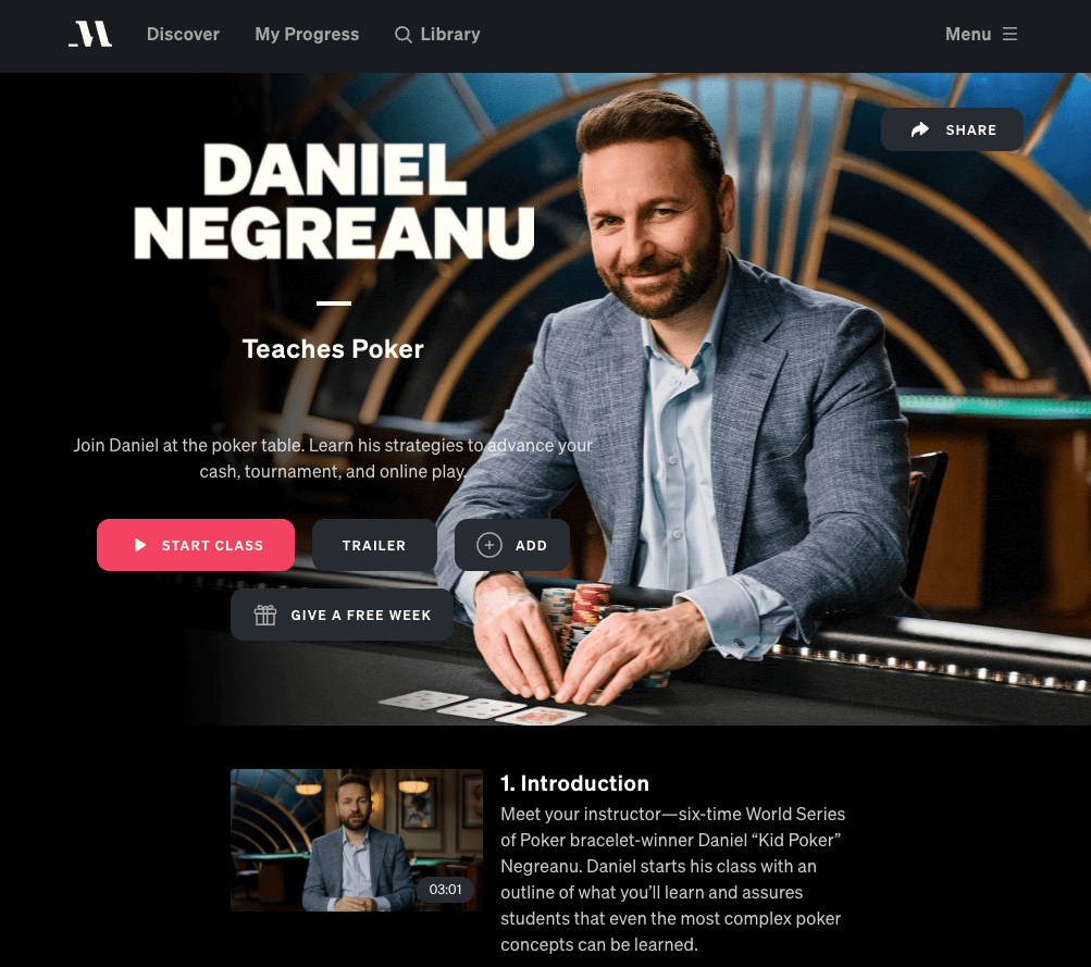 daniel neagreanu masterclass review