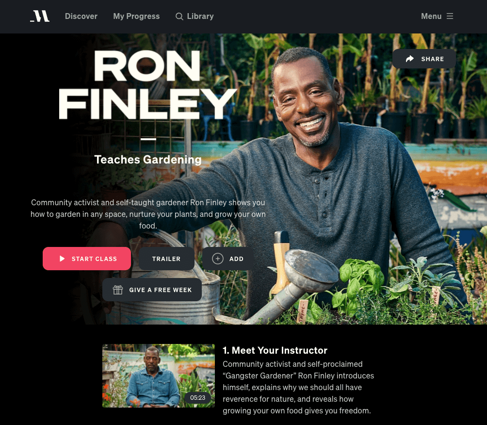 ron finley masterclass review