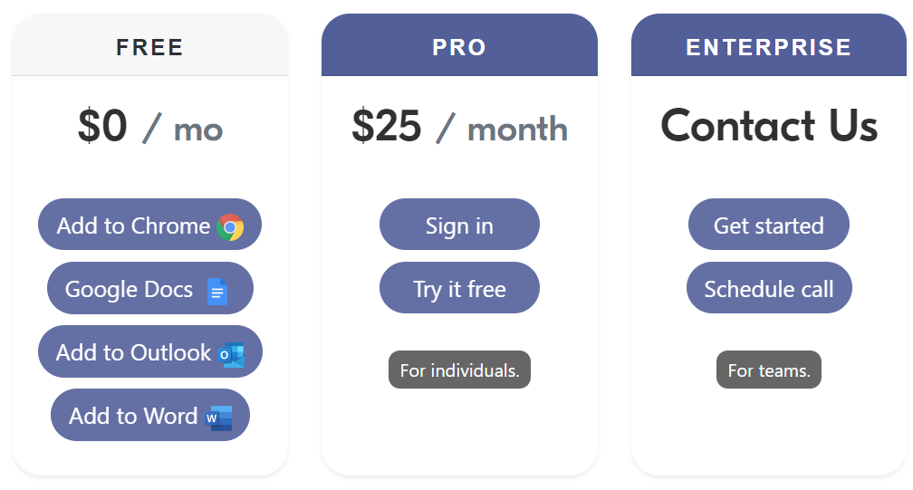 image of Sapling's pricing plans